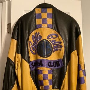 Vintage PELLE PELLE Leather Mens MB Soda Club